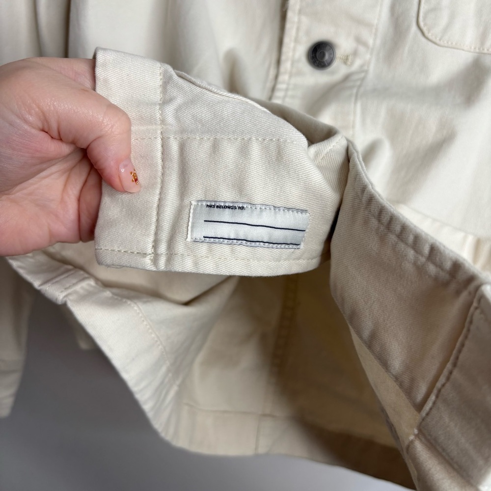CrewCuts Collection kids' striped chore shirt-jacket size 8-9 - Picture 6 of 10